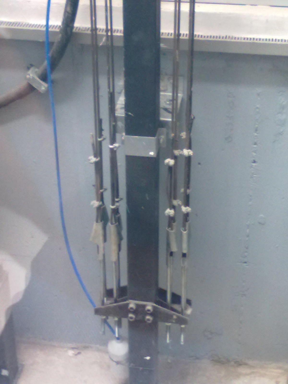 Caballete fabricado a medida para techo americano